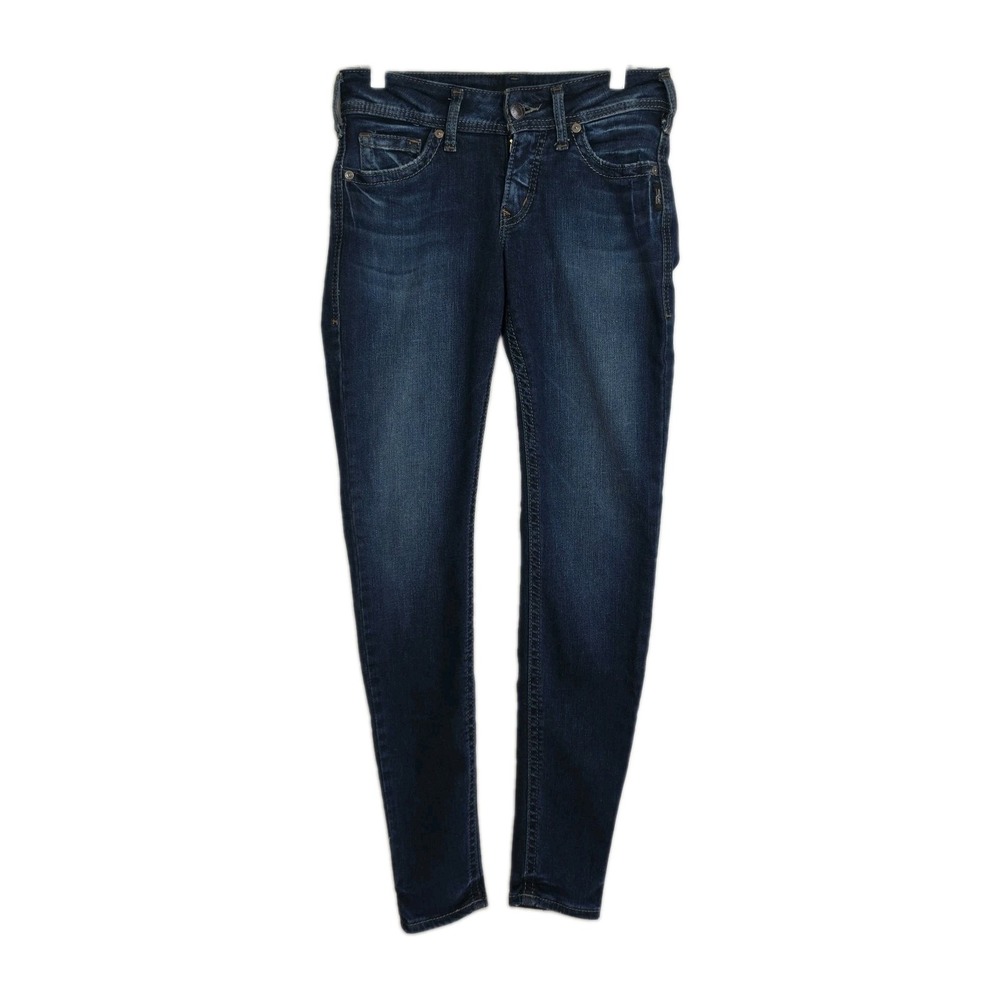 Silver Jeans Co. Suki Skinny Jeans Women's Size 27x31 Med. Wash Blue